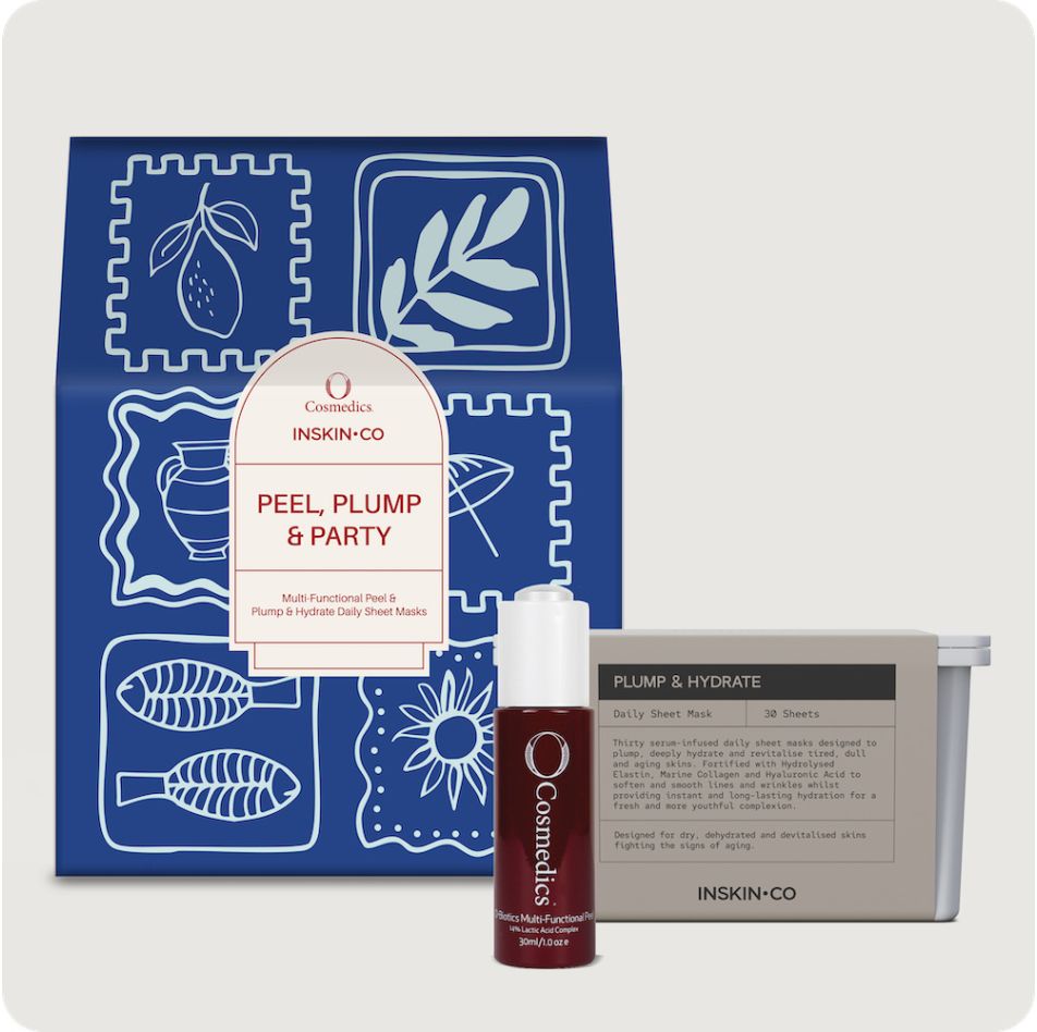 O X INSKIN.CO Peel, Plump, Party Duo